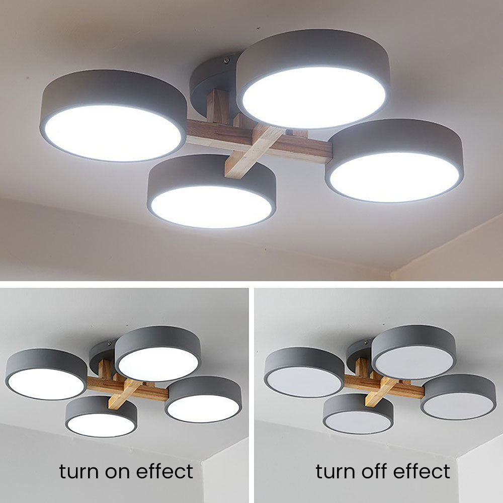 Modern Flush Bedroom Lamp