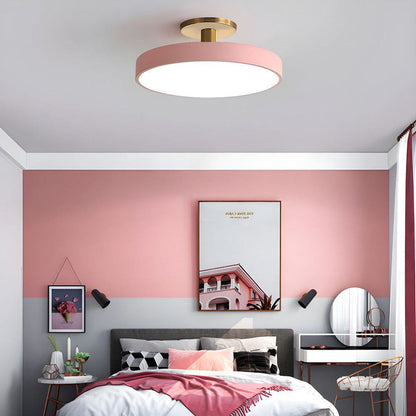 Round LED Ceiling Lamp in Minimalist Design