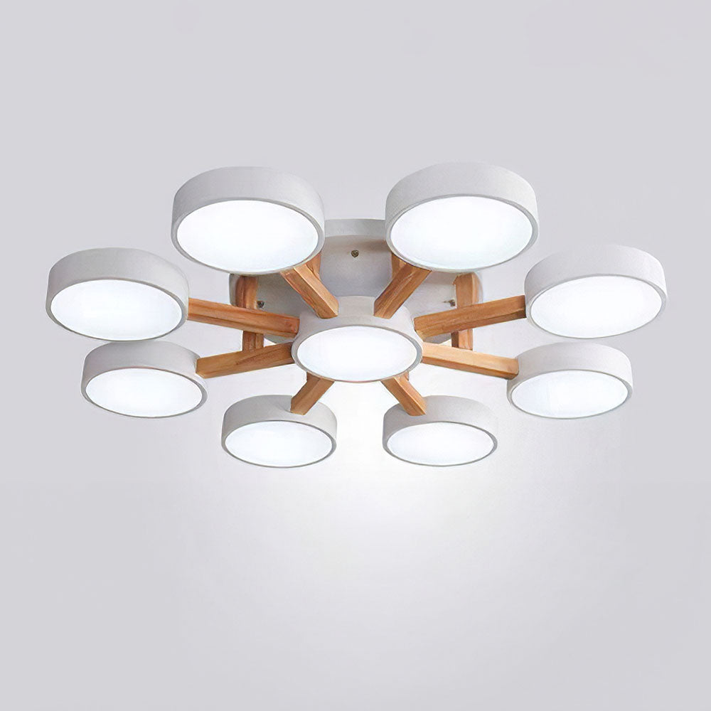 Modern Flush Bedroom Lamp