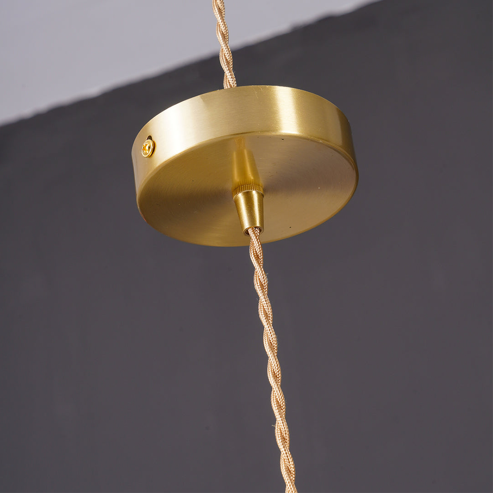 Floral Glass Pendant Lamp