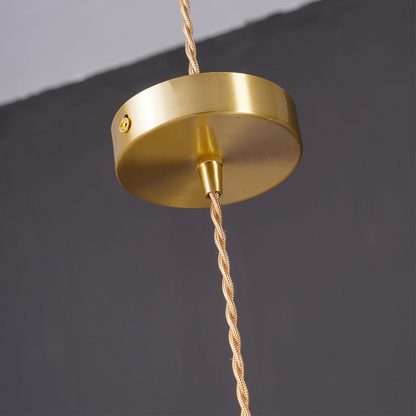 Floral Glass Pendant Lamp