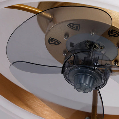 Flush Mount Ceiling Fan with LED