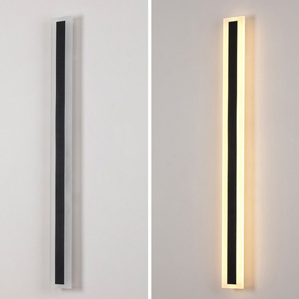 Black Modern LED Outdoor Wall Lamp IP65