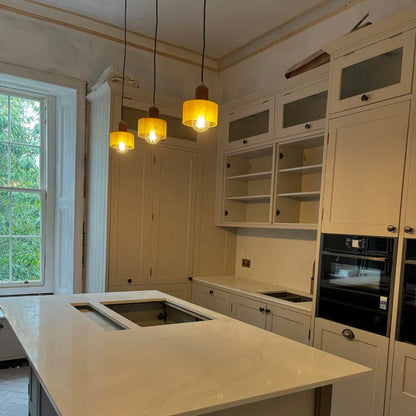 Sleek Glass Pendant Light