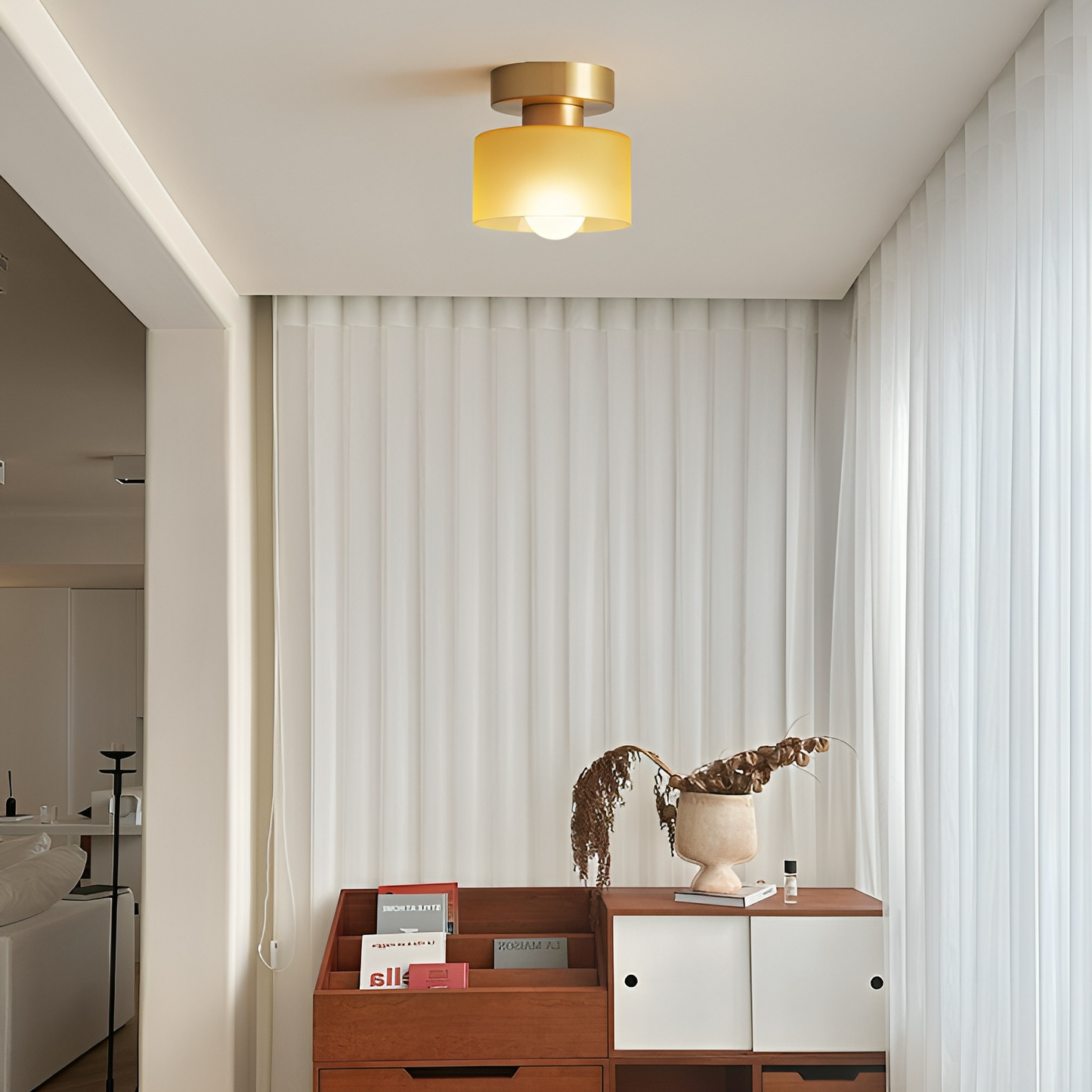 Modern ceiling spotlight Bauhaus design