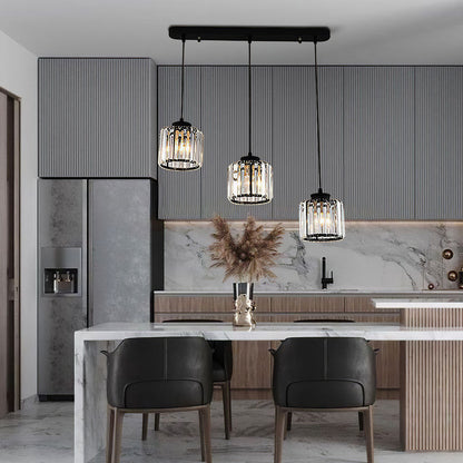 Multi-Light Crystal Island Pendant
