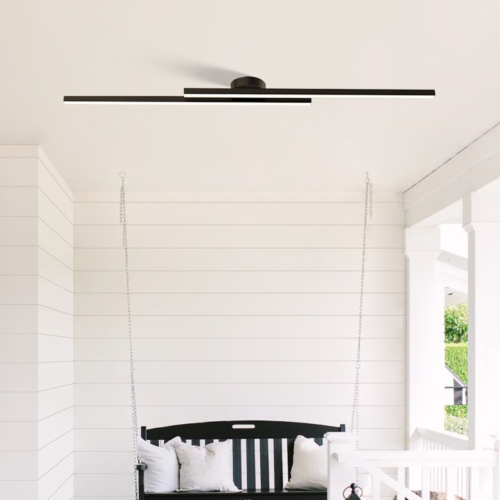 Elongated Aluminum LED Ceiling Light