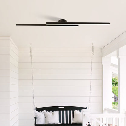 Elongated Aluminum LED Ceiling Light