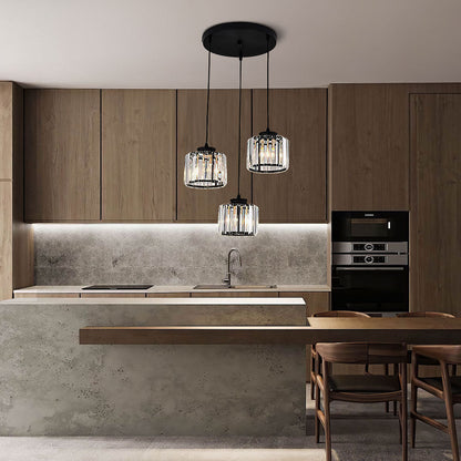 Multi-Light Crystal Island Pendant
