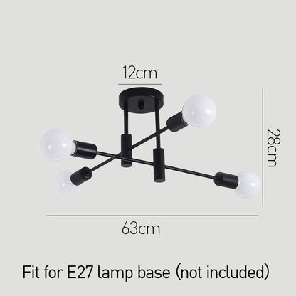 Nordic Black LED Ceiling Light