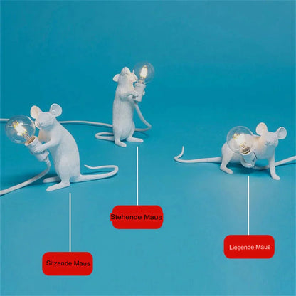 The Curious Explorer – A Playful Mouse Lamp
