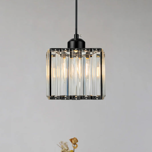 Black Multi-Head Glass Pendant
