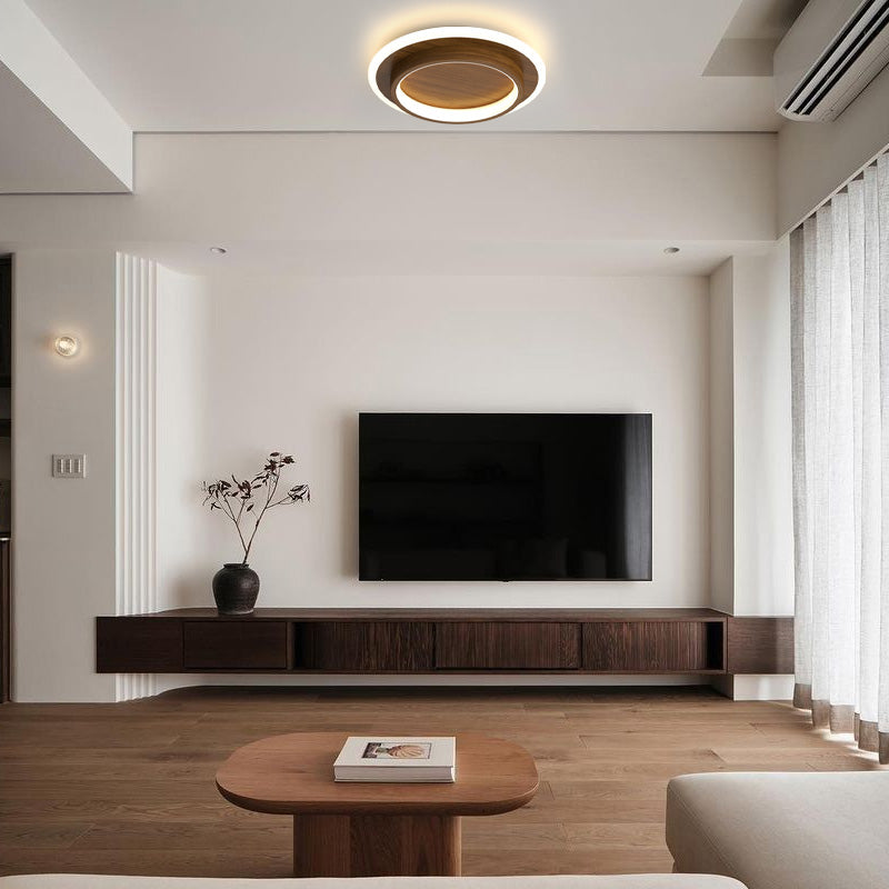 Round Metal & Acrylic Ceiling Light