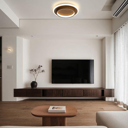 Round Metal & Acrylic Ceiling Light