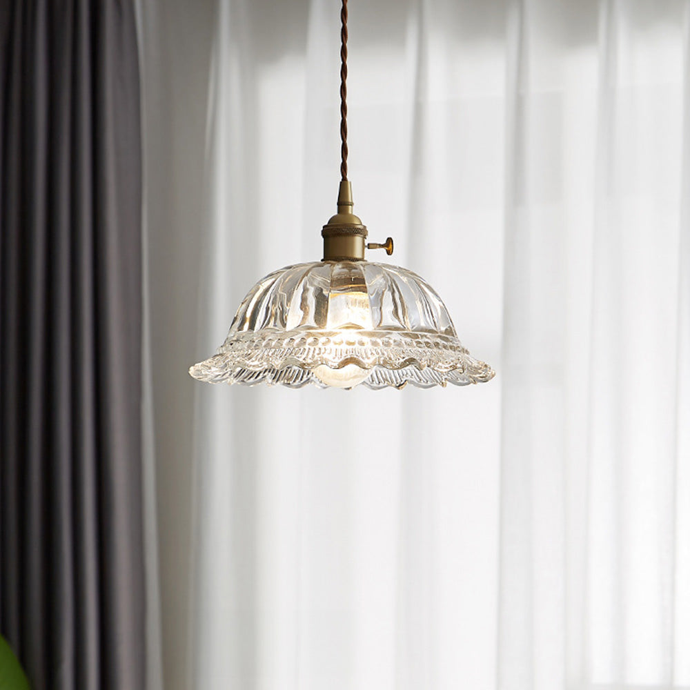 Clear Glass Hanging Lamp for Islands