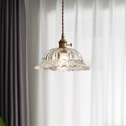 Clear Glass Hanging Lamp for Islands