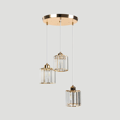 Multi-Light Crystal Island Pendant
