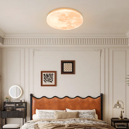 Moon-Inspired Art Deco Ceiling Light