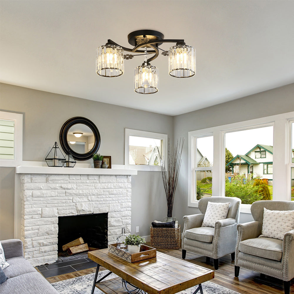 Modern Glam Ceiling Fixture