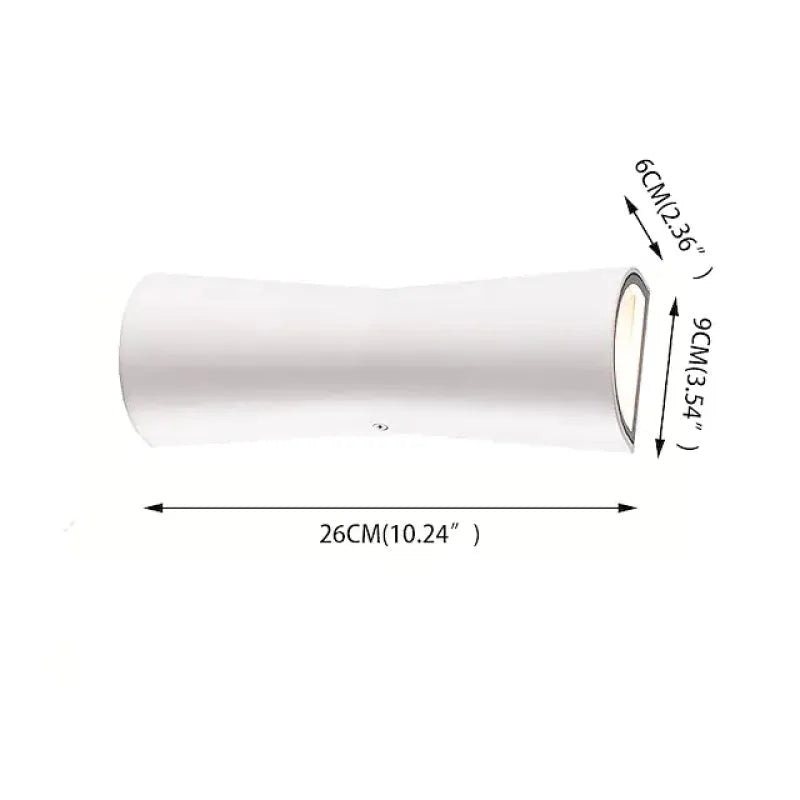 Modern Dual-Beam LED Outdoor Wall Light