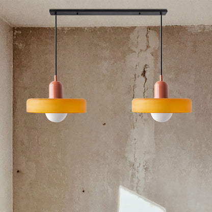 Bauhaus Stained Glass Pendant