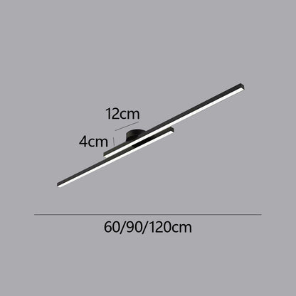 Elongated Aluminum LED Ceiling Light