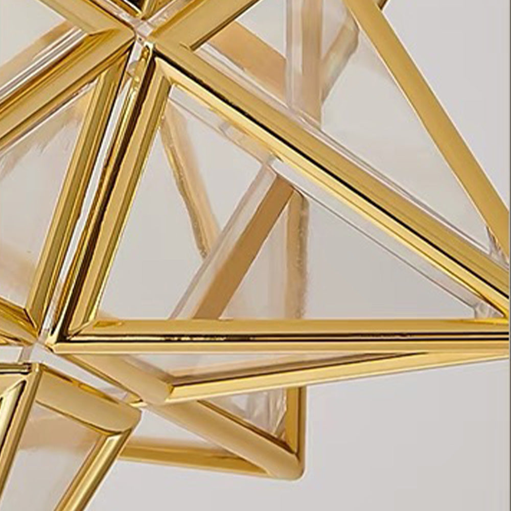 Star Design Flush Ceiling Lamp