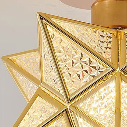 Star Design Flush Ceiling Lamp