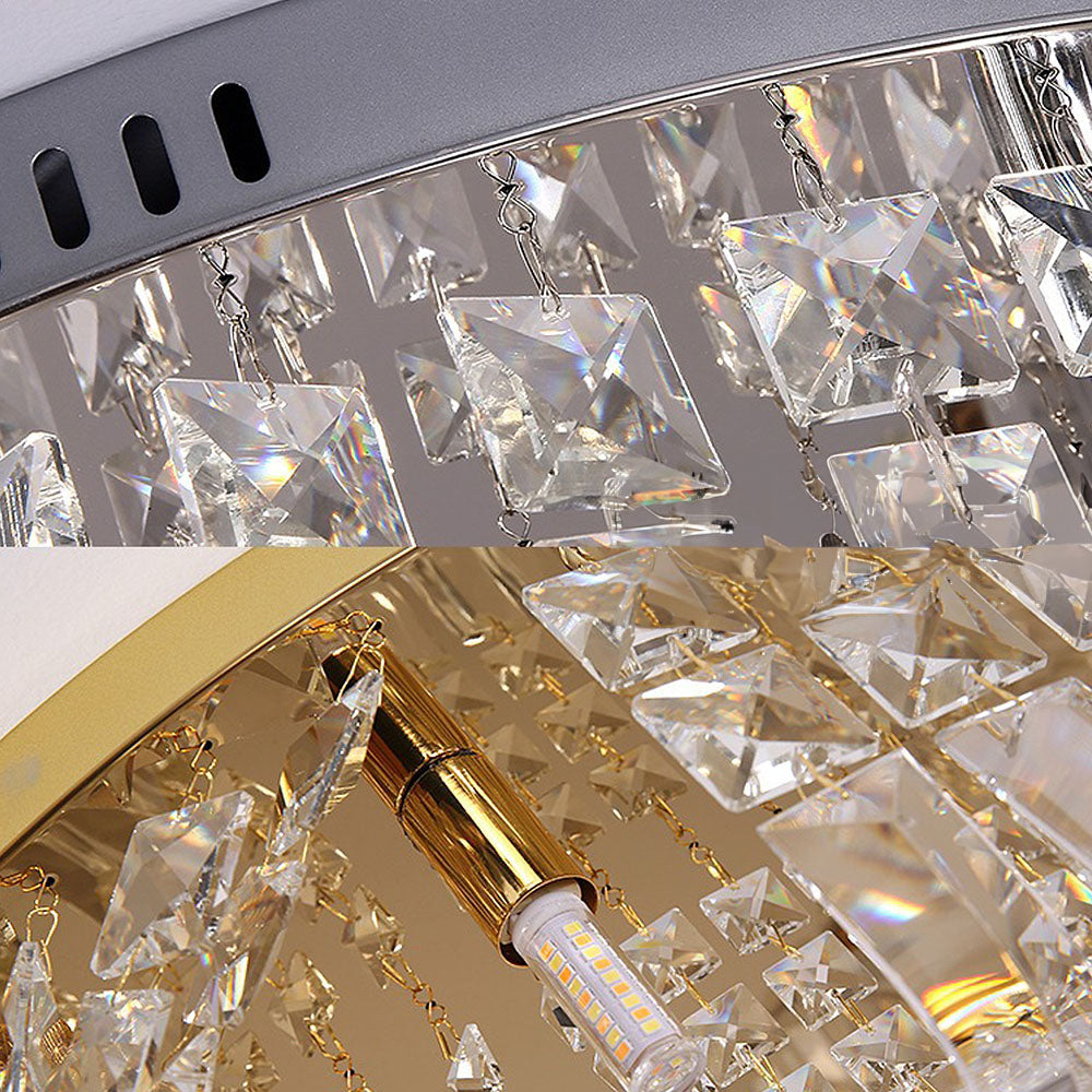 Glamorous Bedroom Flush Light