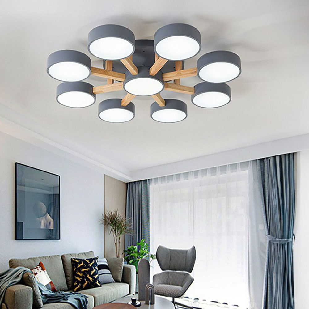 Modern Flush Bedroom Lamp