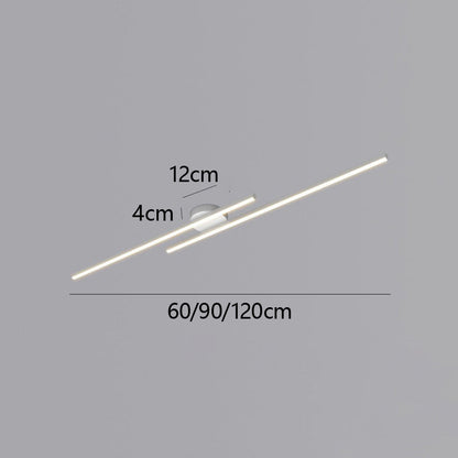 Elongated Aluminum LED Ceiling Light
