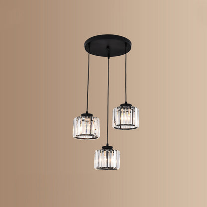 Multi-Light Crystal Island Pendant