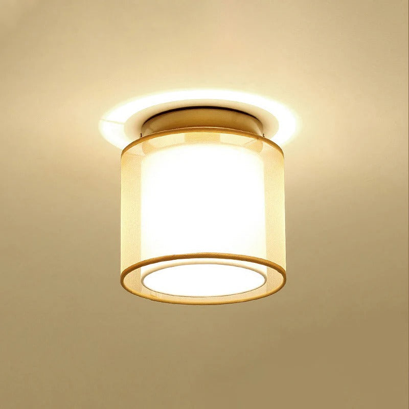 Vintage Fabric Ceiling Lamp