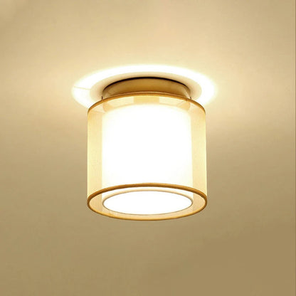 Vintage Fabric Ceiling Lamp