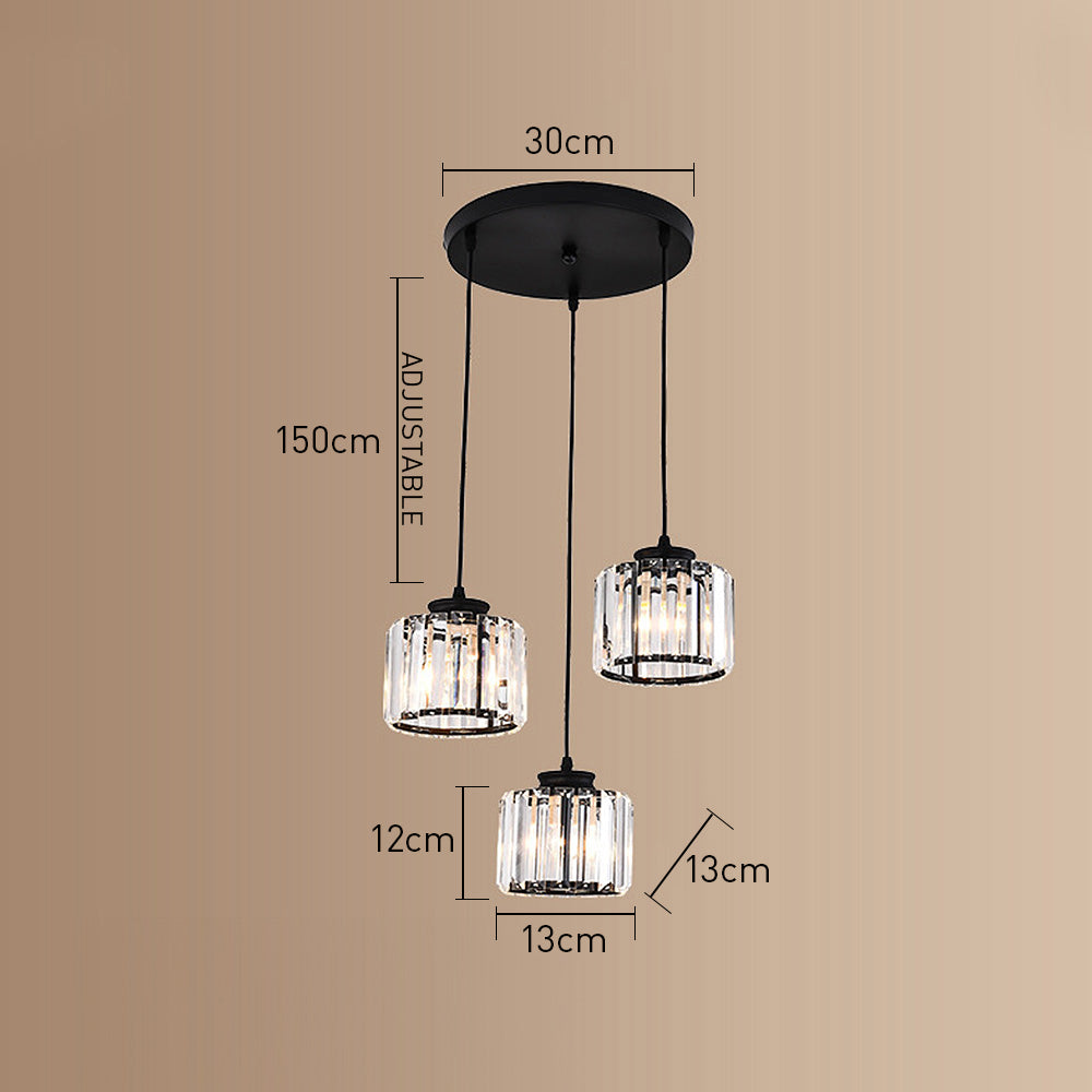 Multi-Light Crystal Island Pendant