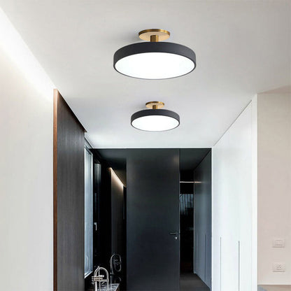 Round LED Ceiling Lamp in Minimalist Design