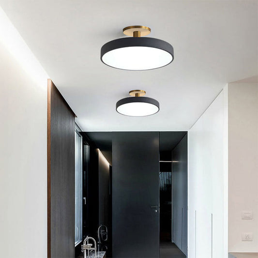 Round LED Ceiling Lamp in Minimalist Design