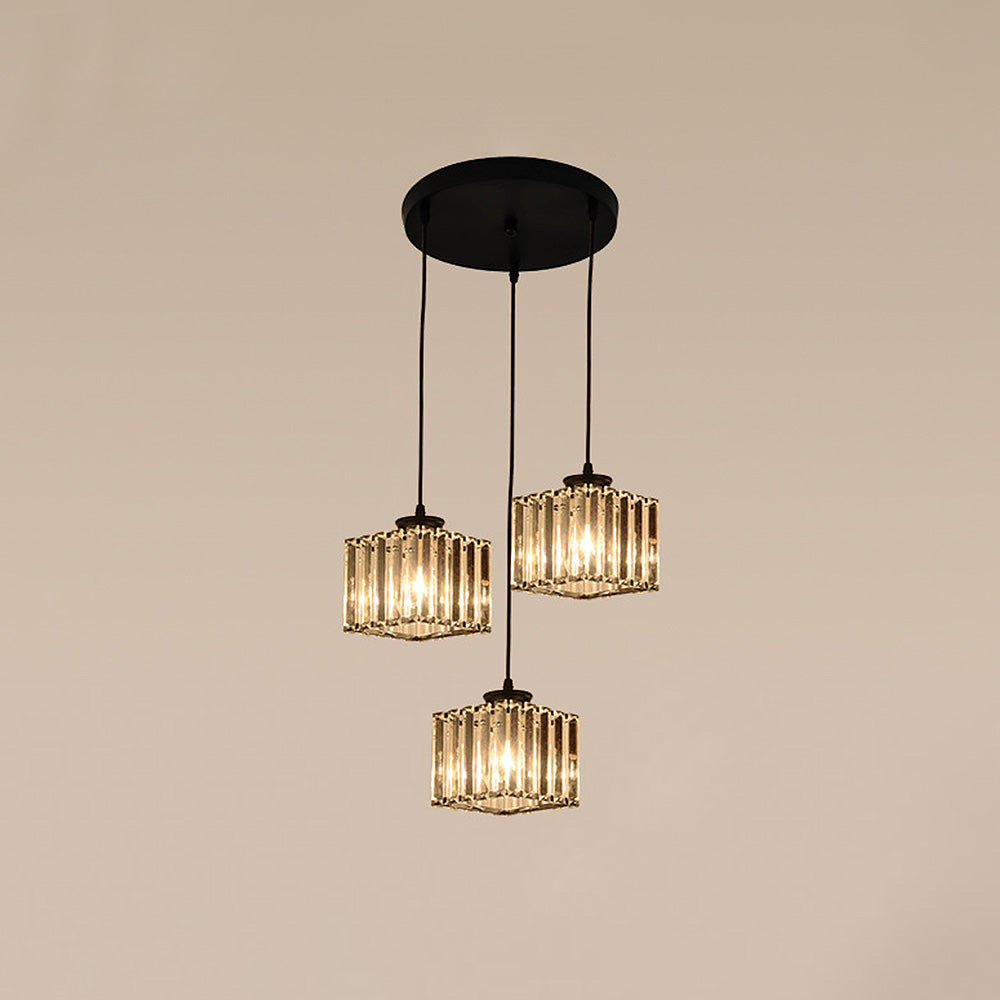 Multi-Light Crystal Island Pendant