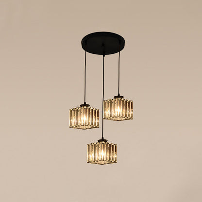 Multi-Light Crystal Island Pendant