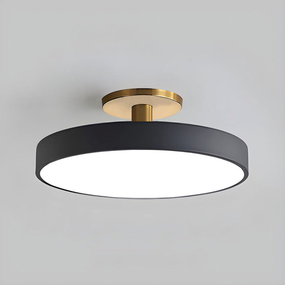 Round LED Ceiling Lamp in Minimalist Design