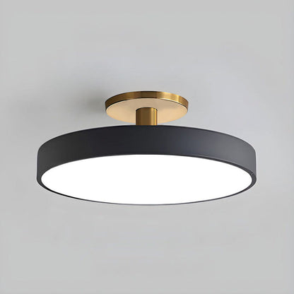 Round LED Ceiling Lamp in Minimalist Design