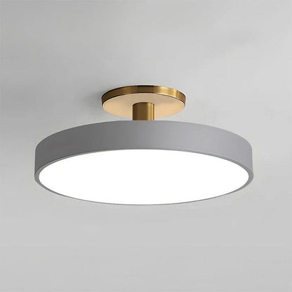 Round LED Ceiling Lamp in Minimalist Design