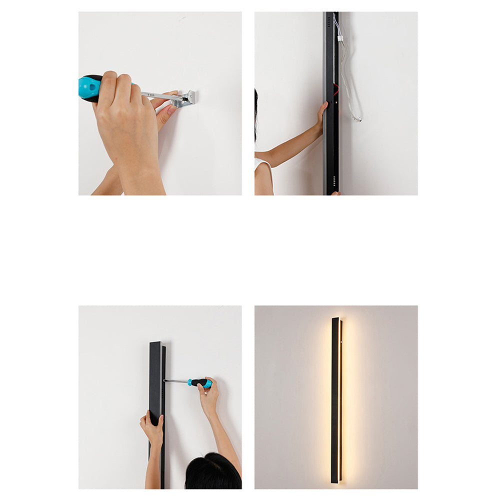 IP65 Black Outdoor LED Wall Light