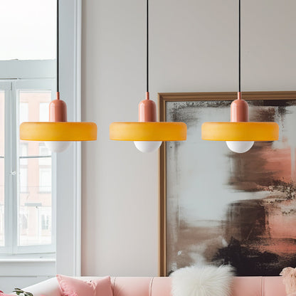 Triple Glass Pendant Light
