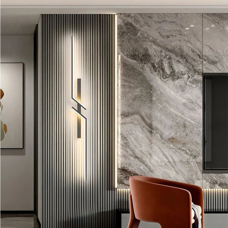 Design LED Streifen Wandleuchte – Für Schlafzimmer, Wohnzimmer & Büro-Aster Selection