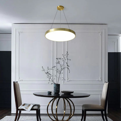 Minimalist Golden LED Bedroom Light