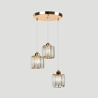 Multi-Light Crystal Island Pendant