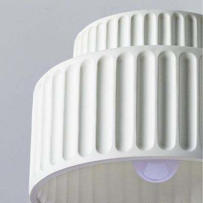 Vintage Fabric Drum Ceiling Lamp