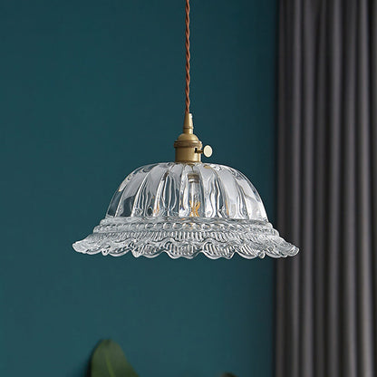 Clear Glass Hanging Lamp for Islands