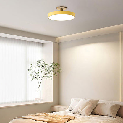 Round LED Ceiling Lamp in Minimalist Design